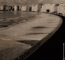 6M Photograph Artistic View Hotels Rio De Janeiro Paved Brick Beach Walk 1950's picture