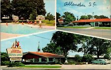 Postcard c1960s Howard Johnson's Motor Lodge Allendale, SC South Carolina picture