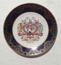 HRH Prince Charles & Lady Diana Spencer Marriage Plate July 29 1981 Ich Dien picture