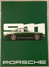 2023 Porsche 911 Air Cooled 60th Anniversary Showroom Advertising Poster - RARE picture