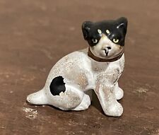 Tiny Antique Dog Germany Putz Christmas Dollhouse Composition picture
