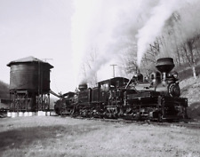 Shay Locomotives at water tower, 8x10 Limited Edition Philip C. Johnson Print picture