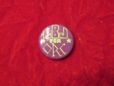 Rare 1960's Lyndon B Johnson  LBJ For ORC Button pin back Original Hippies SF  picture