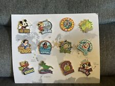 Adventures by Disney Pin Set New Zealand Itinerary Rare Complete  picture