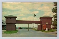 Jamestown ND-North Dakota, Frontier Village Entrance, Vintage Postcard picture