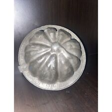 Antique Vintage Metal Chocolate Mold Small Pumpkin with special lock feature picture