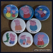 Peppa Pig -1” Buttons- 8 Pack picture