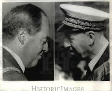 1969 Press Photo Two Top Defense Officials, Suspended picture