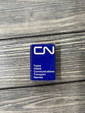 Vintage CN Trains Hotels Communications Transport Navires Matchbook  picture