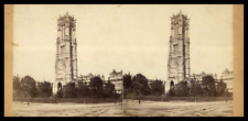 Paris, Tour Saint-Jacques, ca.1870, stereo print vintage stereo, legend ti picture