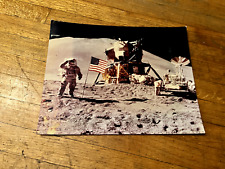 NASA Photo Apollo 15 Astronaut David R Scott Lunar Rover  13.5X11 MG picture