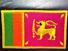 SRI LANKA Sri Lankan Ceylon Country Flag Embroidered PATCH Badge *NEW* picture