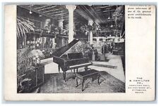 c1910's Hamilton Hall Interior Piano Scene Pittsburg Pennsylvania PA Postcard picture