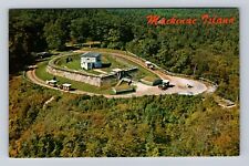 Mackinac Island MI-Michigan, Aerial Fort Holmes, Antique Vintage Postcard picture
