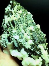 745g 1PC Clear Tourmaline—GREEN Tourmaline Crystal Rough gem Rock Specimen g938 picture