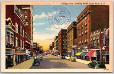 1946 Phillips Avenue Looking South Sioux Falls South Dakota SD Posted Postcard picture