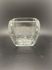 Partylite beehive clear crystal tealight candle holder home decor  Vtg picture