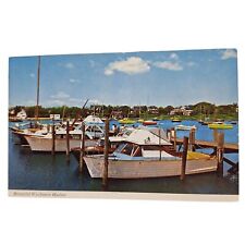 Postcard Wychmere Harbor Harwichport Cape Cod Massachusetts Chrome Unposted picture