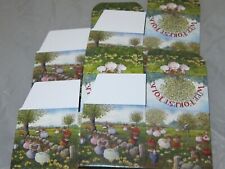 Wee Forest Folk WFF Set of 4 Green Boxes Only Flat Petersen Family picture