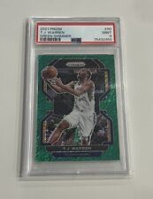 2021 PANINI PRIZM #90 T.J. WARREN GREEN SHIMMER CARD /5 PSA 9 INDIANA PACERS picture