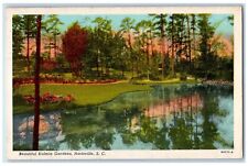 1957 Beautiful Kalmia Gardens Hartsville South Carolina SC Vintage Postcard picture