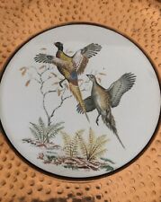 7536 VTG Mid Cent Alford Co Inc. Hammered Copper Wall Plate W Pheasant In Flight picture