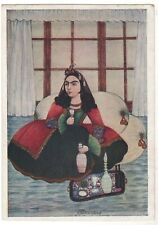 1935 Persian Art XIX cent beauty Noble Woman Dressing ART Russian postcard old picture