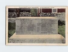 Postcard Daniel Boone Tablet, 