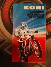 KONI Gas Hydraulic Shock Absorbers for Motocross SALES BROCHURE 1979/80? picture