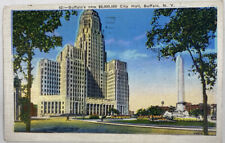 C. 1930's Vintage Buffalo City Hall New York Postcard  picture