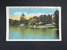ROUND LAKE, CAMP OF MASONIC HOME UTICA, N. Y. New York Scene View R50 picture