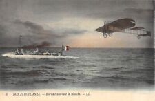 CPA AVIATION NOS BLERIOT AIRPLANES CROSSING THE SLEEVE picture