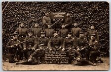 RPPC Real Photo Postcard German Infantry Soldiers picture