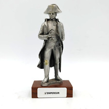 Les Etains du Prince L'Empereur Napoleon 1 Pewter Figurine wooden base picture
