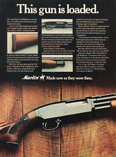 1972 Print Ad of Marlin Model 120 Magnum Pump Shotgun picture