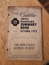 Cadillac Service Roundtable Summary Book 1973 1974 High Energy Ignition System picture