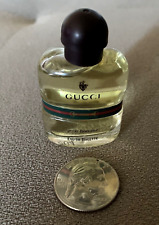 Vintage Gucci Splash-On Cologne Pour Homme Full Travel Bottle 1970's picture