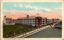 Ford Motor Company Parent Plant Highland Park Detroit Michigan 1923 Postcard picture