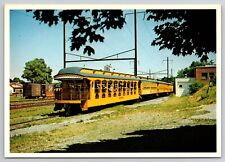 Famous Yellow Railroad Train from Hello, Dolly, Strasburg, PA Postcard S4097 picture