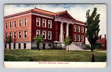 Akron OH-Ohio, Buchtel College, Antique Vintage Souvenir Postcard picture