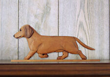 Dachshund Smooth Sign Plaque Wall Decor Red picture