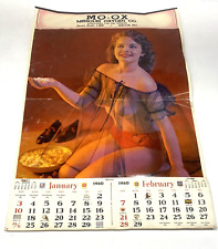 1960 Missouri Oxygen Co Welding Supply Pin Up Calendar Advertising 19