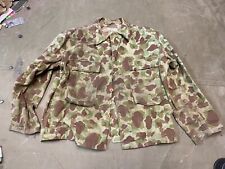 WWII US ARMY HBT CAMO COMBAT FIELD JACKET-SIZE XLARGE 48R picture