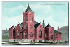 c1910's 1st Presbyterian Church Car Fargo North Dakota ND Antique Postcard picture