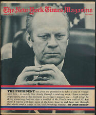 NEW YORK TIMES MAGAZINE Week With Gerald Ford by John Hersey; Culottes 4/20 1975 picture