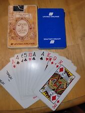 Vintage United Airline Ocean to Ocean Playing Cards Very Good Condition  picture