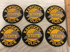 Kentucky State Police Hat  Size collectable Patch 6 total all new picture
