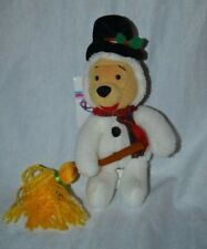 Disney Store Snowman Winnie The Pooh Mini Bean Bag 8