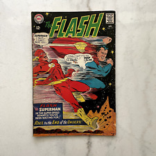 💥 Flash Vol 1 # 175 1967 2nd Superman Vs the Flash Race Silver Age DC Key 💥 picture