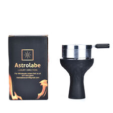Astrolabe Hookah Bowl Set-Seven Hole Silicone with  Stainless Steel coal Holder picture